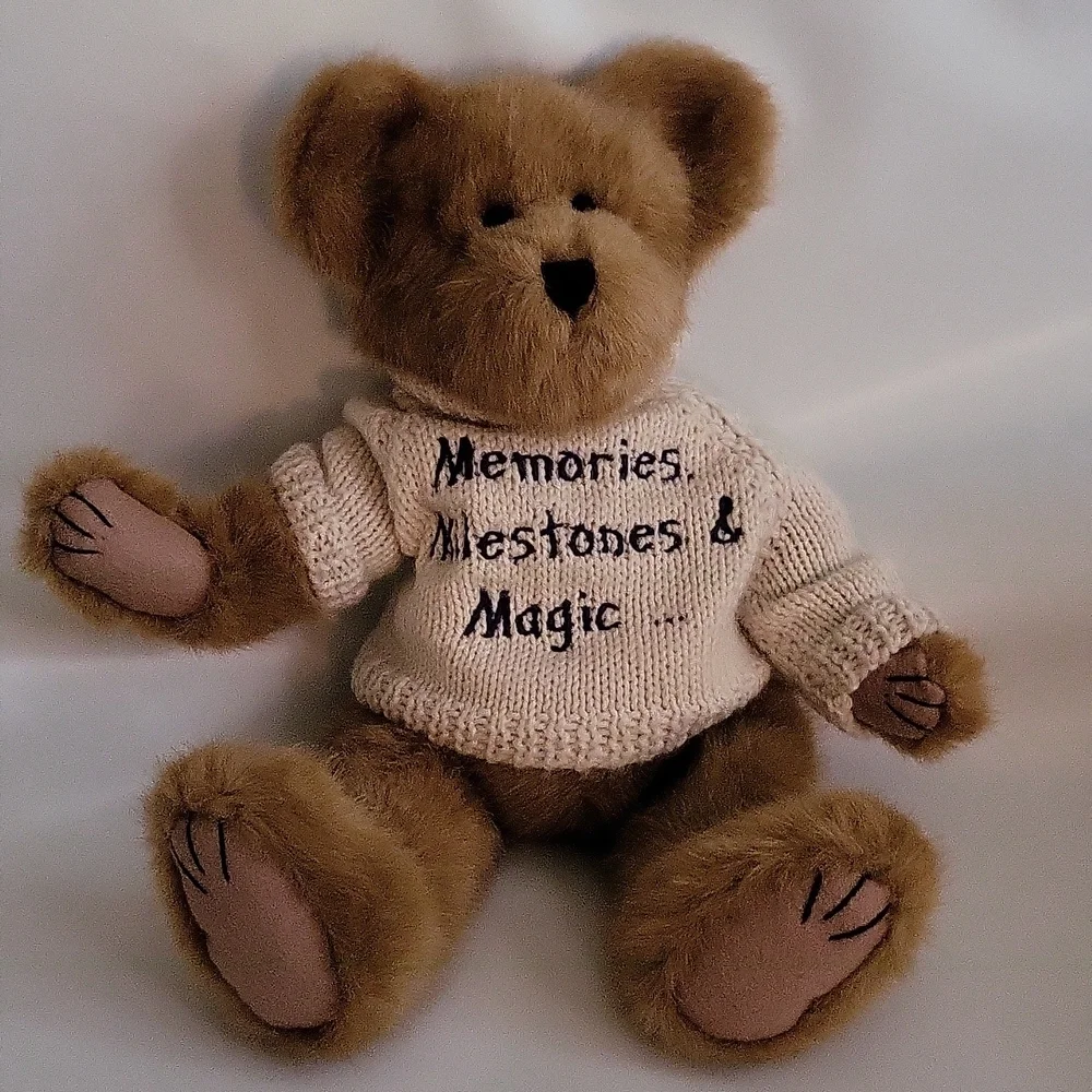 Jointed Plush Stuffed Animal Brown Teddy Bear The Boyds Collection, Ltd.